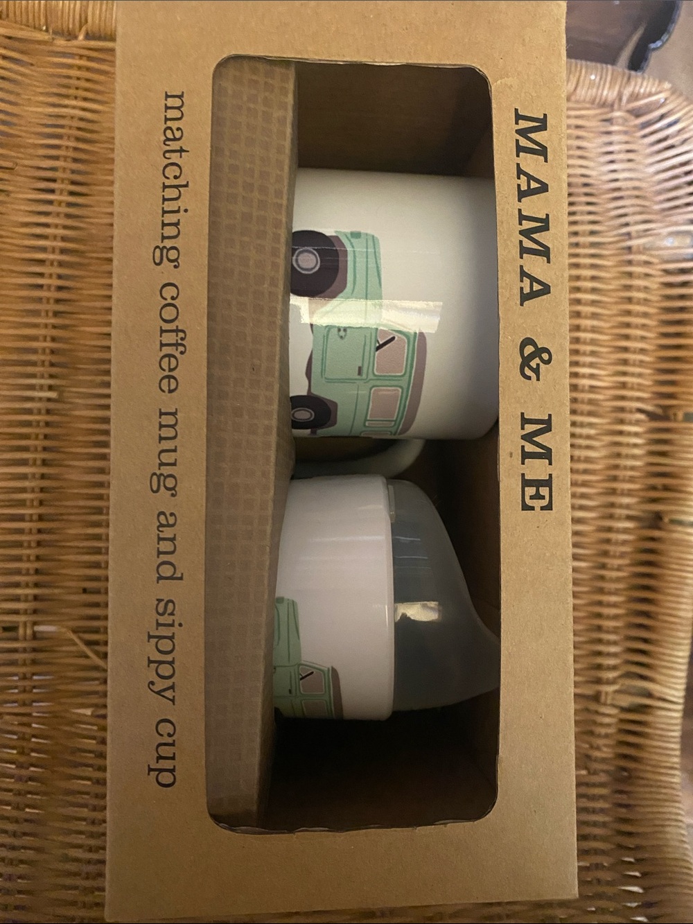 Mama & Me Matching Mug Set - Mint Van Design